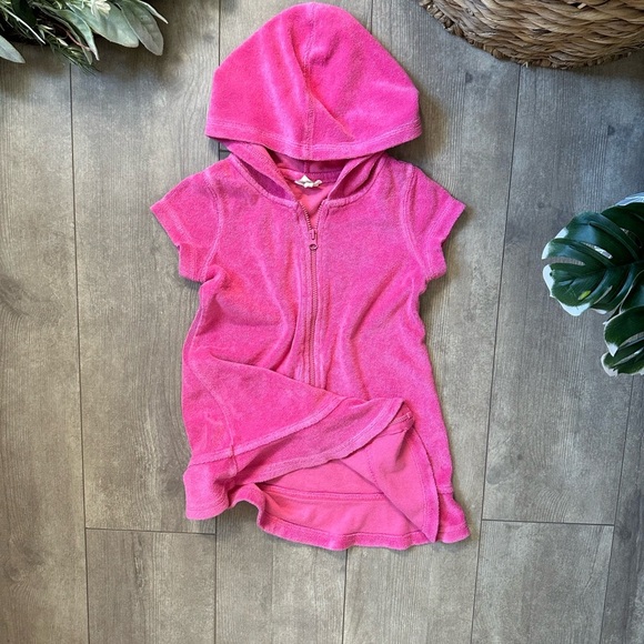 Y2K Swim Coverup Dress Terry Cloth Circo Toddler Girl Size 2T - Picture 2 of 13